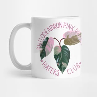 Philodendron Pink Princess Haters Club Mug